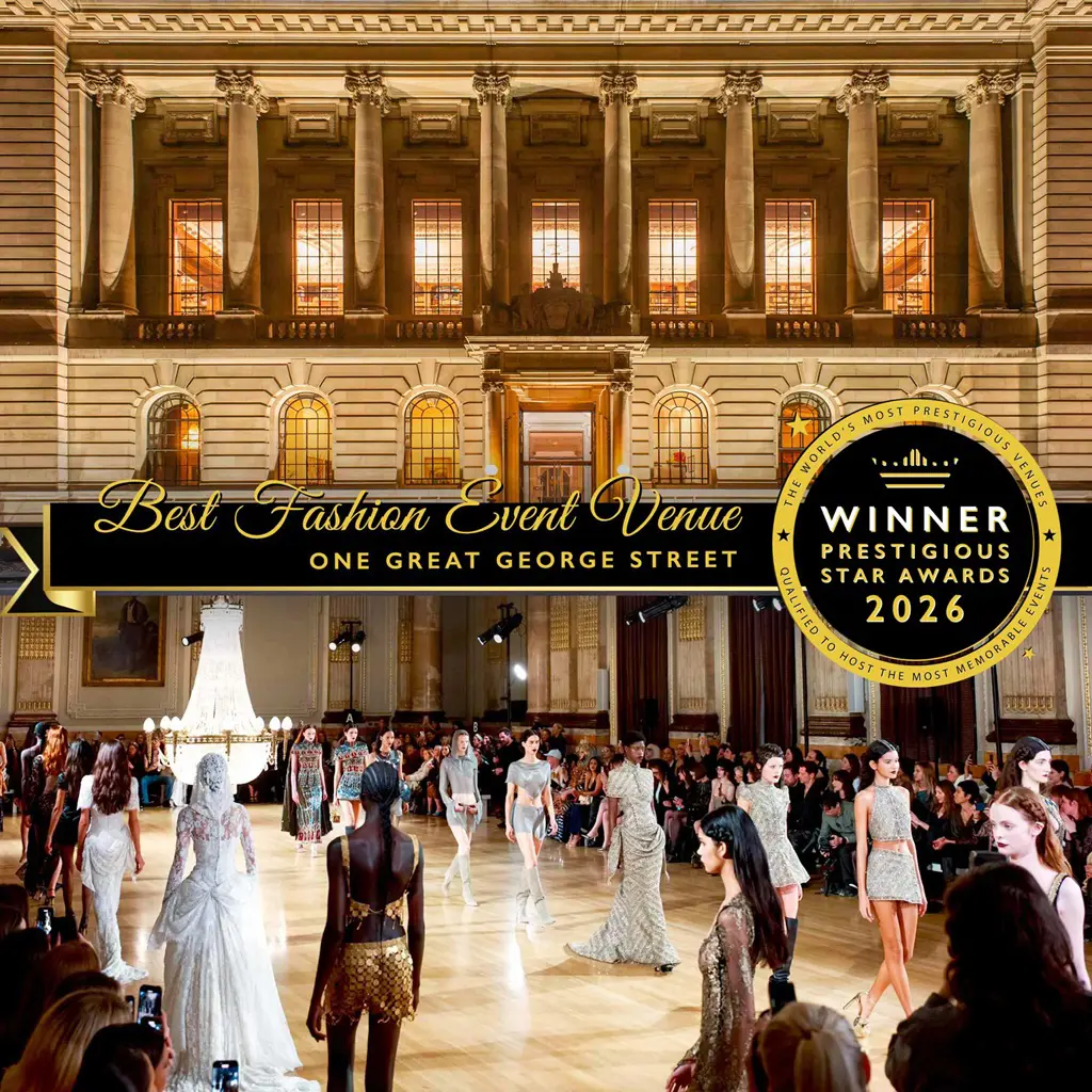 Best Fashion Event Venue Winner 2026 One Great George Street Prestigious Star Awards